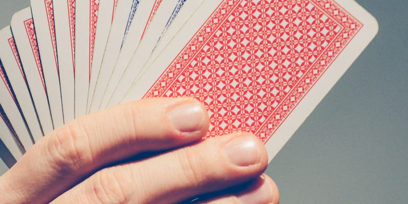 Hand with cards